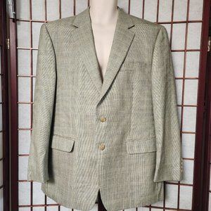 Ralph Lauren Tan/Blue/Black Sport Coat Size 42R